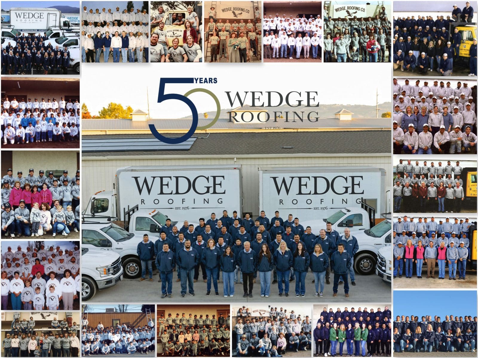 Wedge Roofing Honors the Pros Who Built 50 Years of Award-Winning Bay Area Roofing