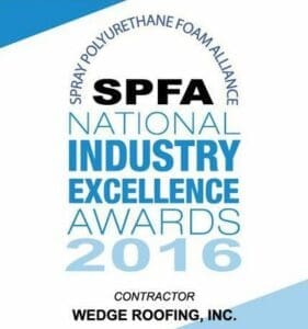 2016-spray-foam-roofing-award-wedge-roofing-sonoma-county