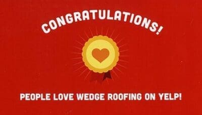 Yelp Roofing Award