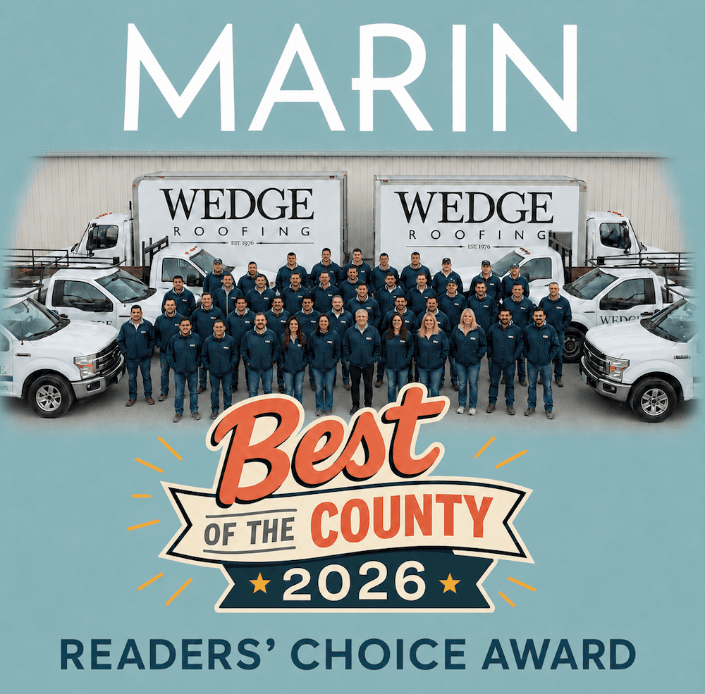 Best of Marin Roofing Award.
