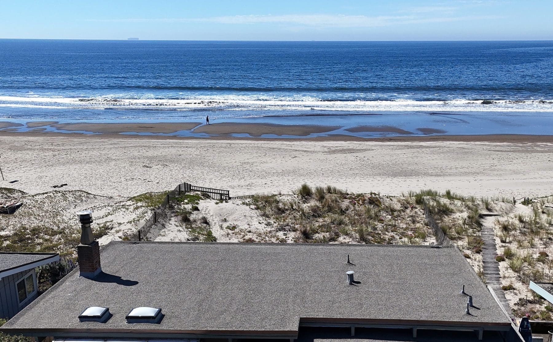 Stinson Beach Flat Roof Replacement Marin County Insulating Foam Roof
