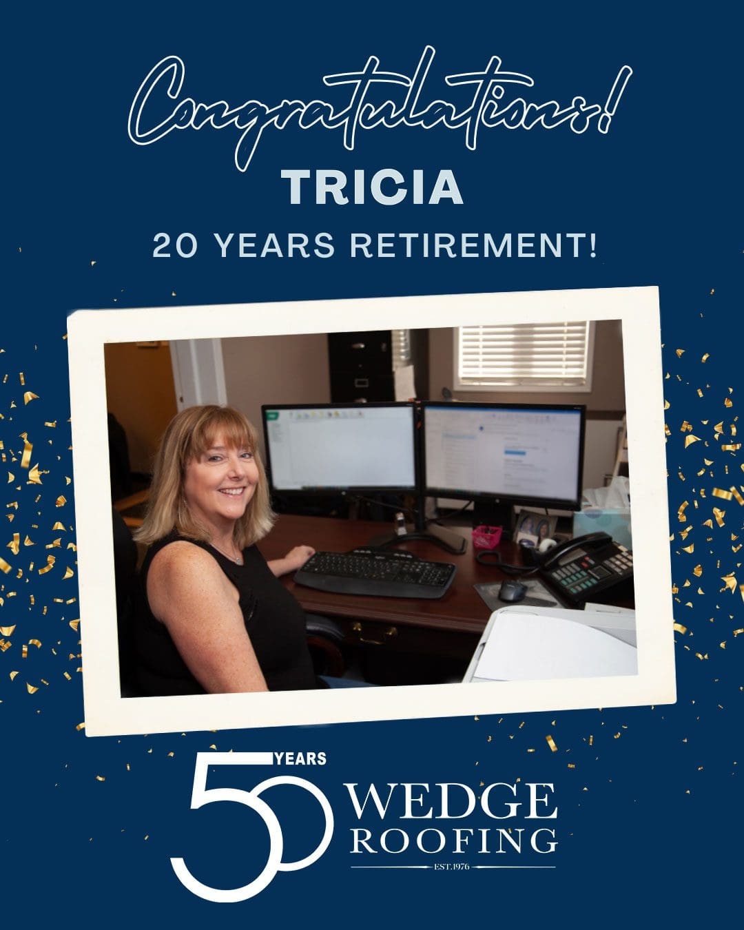 Happy Retirement Tricia!